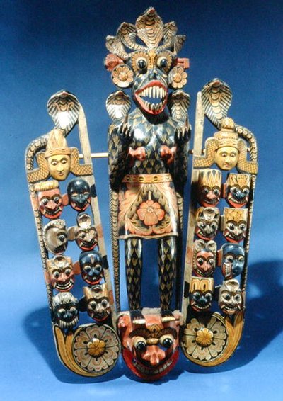Mask to ward off illness by Sri Lankan